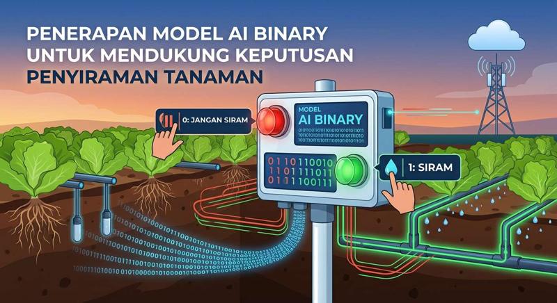 Penerapan Model AI Binary untuk Mendukung Keputusan Penyiraman Tanaman