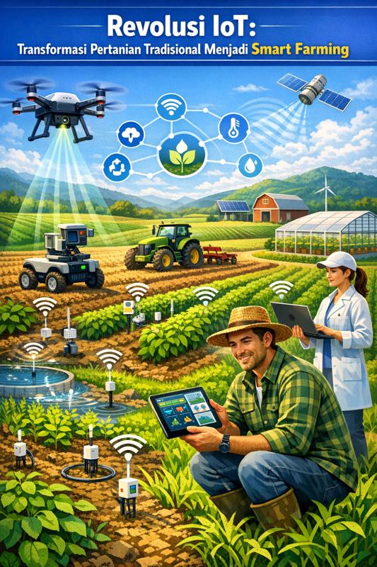 Revolusi IoT: Transformasi Pertanian Tradisional Menjadi Smart Farming