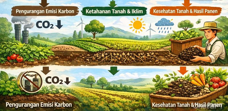 Pertanian ABC Tanpa Kotoran Hewan: Solusi Regeneratif Berbasis Sumber Daya Nabati