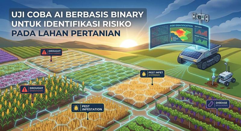 Uji Coba AI Berbasis Binary untuk Identifikasi Risiko pada Lahan Pertanian