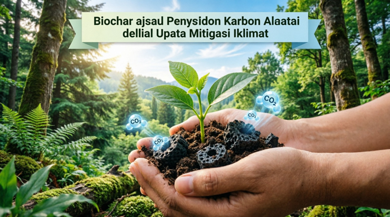 Biochar sebagai Penyimpan Karbon Alami dalam Upaya Mitigasi Iklim